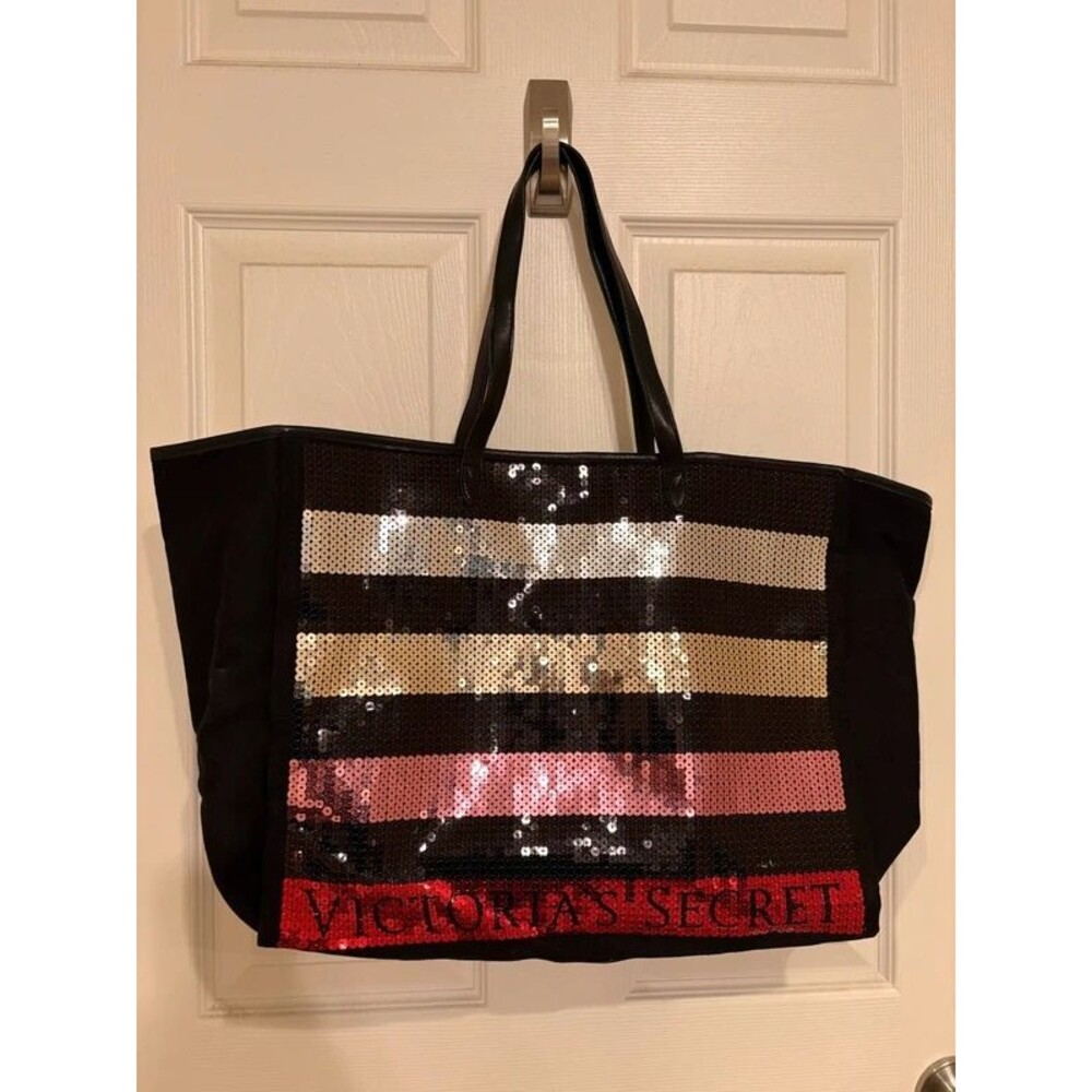 Victoria's Secret Large Sequin Tote Bag
